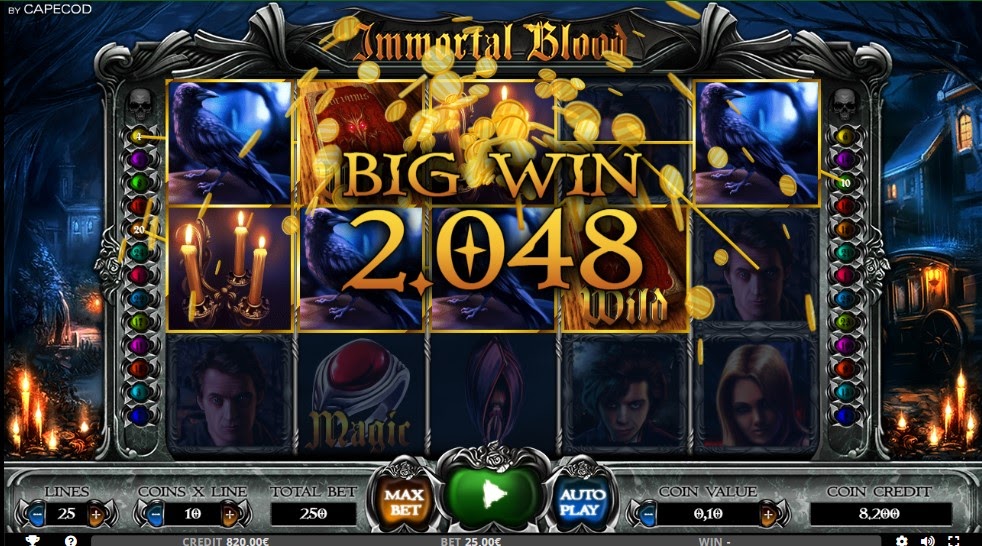 Immortal Blood Big Win